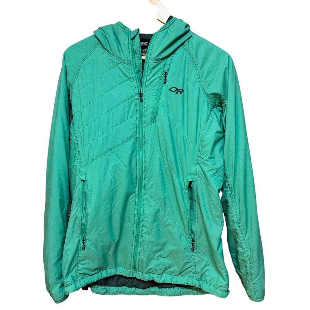 Outdoor Research Refuge Air Hooded‎ Jacket Green Size Medium